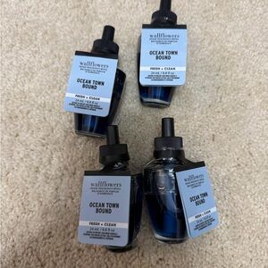 NEW NWT 4 Bath & Body Works Refills-Ocean Town Bound